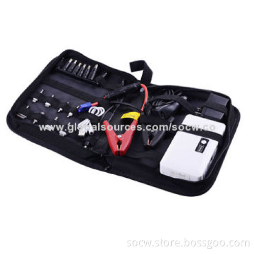 High Power Bank Car Jump Starter with 20,000mAh & Replacement with Phones and Laptops
